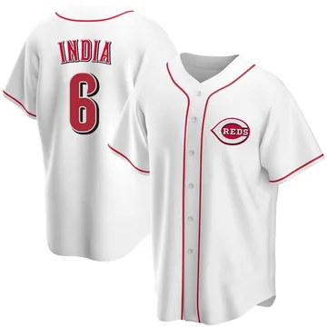 Jonathan India Youth Cincinnati Reds Replica Home Jersey - White