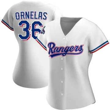 Jonathan Ornelas Women's Texas Rangers Authentic Home 2023 World Series Champions Jersey - White