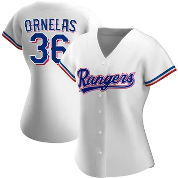 Jonathan Ornelas Women's Texas Rangers Authentic Home Jersey - White