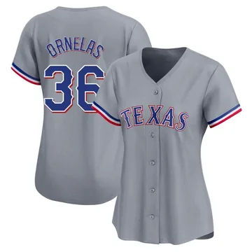 Jonathan Ornelas Women's Texas Rangers Limited Away Jersey - Gray