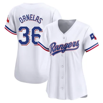 Jonathan Ornelas Women's Texas Rangers Limited Home Jersey - White