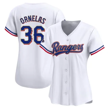 Jonathan Ornelas Women's Texas Rangers Limited White 2024 Collection Jersey - Gold