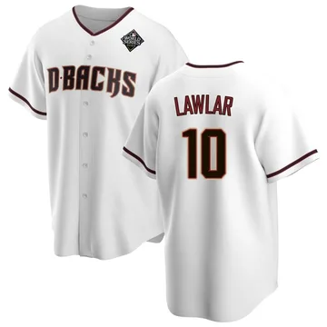 Jordan Lawlar Youth Arizona Diamondbacks Replica Home 2023 World Series Jersey - White