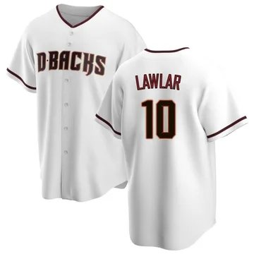 Jordan Lawlar Youth Arizona Diamondbacks Replica Home Jersey - White