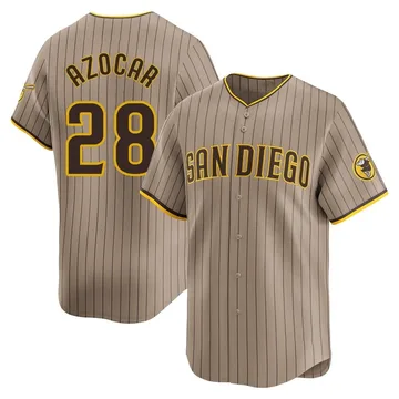 Jose Azocar Men's San Diego Padres Limited Tan Alternate Jersey