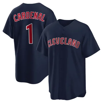 Jose Cardenal Men's Cleveland Guardians Replica Alternate Jersey - Navy