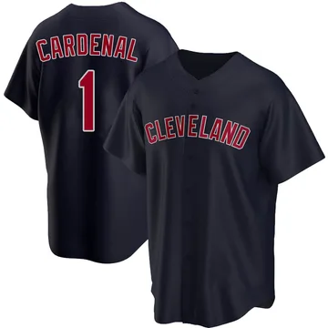 Jose Cardenal Men's Cleveland Guardians Replica Alternate Jersey - Navy