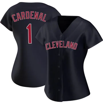 Jose Cardenal Women's Cleveland Guardians Authentic Alternate Jersey - Navy