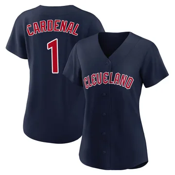 Jose Cardenal Women's Cleveland Guardians Authentic Alternate Jersey - Navy