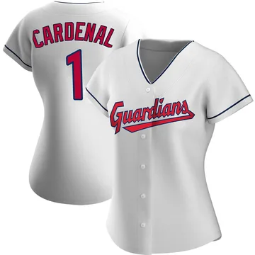 Jose Cardenal Women's Cleveland Guardians Authentic Home Jersey - White