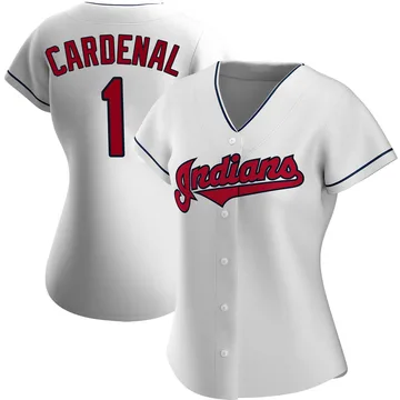 Jose Cardenal Women's Cleveland Guardians Authentic Home Jersey - White