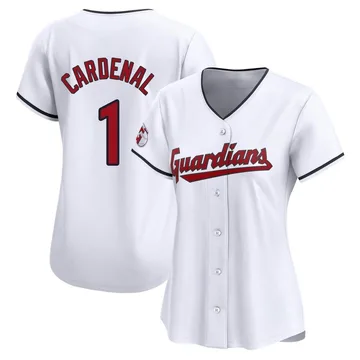 Jose Cardenal Women's Cleveland Guardians Limited Home Jersey - White