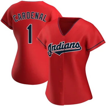 Jose Cardenal Women's Cleveland Guardians Replica Alternate Jersey - Red