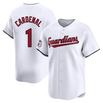 Jose Cardenal Youth Cleveland Guardians Limited Home Jersey - White