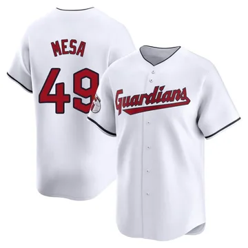 Jose Mesa Youth Cleveland Guardians Limited Home Jersey - White