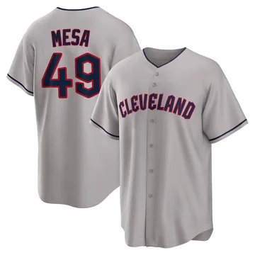 Jose Mesa Youth Cleveland Guardians Replica Road Jersey - Gray