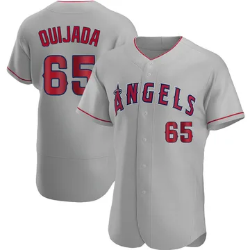 Jose Quijada Men's Los Angeles Angels Authentic Road Jersey - Gray