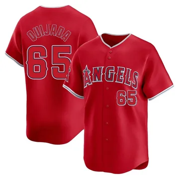 Jose Quijada Men's Los Angeles Angels Limited Alternate Jersey - Red