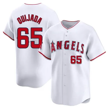 Jose Quijada Men's Los Angeles Angels Limited Home Jersey - White