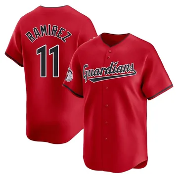 Jose Ramirez Men's Cleveland Guardians Limited Alternate Jersey - Red