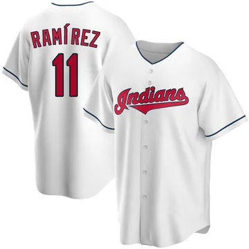 Jose Ramirez Men's Cleveland Guardians Replica Home Jersey - White