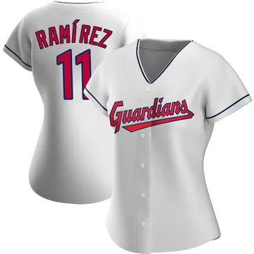 Jose Ramirez Women's Cleveland Guardians Authentic Home Jersey - White