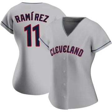 Jose Ramirez Women's Cleveland Guardians Authentic Road Jersey - Gray