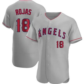 Jose Rojas Men's Los Angeles Angels Authentic Road Jersey - Gray