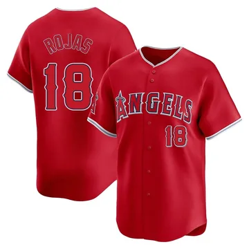 Jose Rojas Men's Los Angeles Angels Limited Alternate Jersey - Red