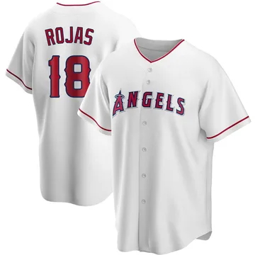 Jose Rojas Men's Los Angeles Angels Replica Home Jersey - White