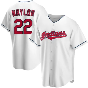 Josh Naylor Men's Cleveland Guardians Replica Home Jersey - White