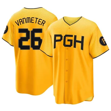 Josh VanMeter Men's Pittsburgh Pirates Replica 2023 City Connect Jersey - Gold