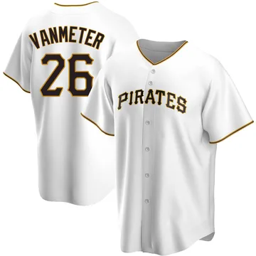 Josh VanMeter Men's Pittsburgh Pirates Replica Home Jersey - White