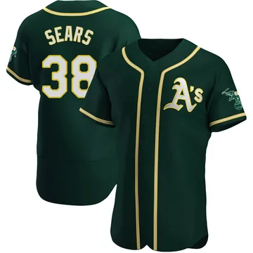 JP Sears Men's Oakland Athletics Authentic Alternate Jersey - Green