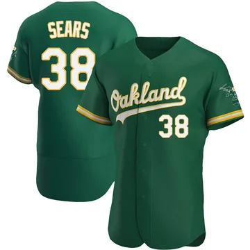 JP Sears Men's Oakland Athletics Authentic Kelly Alternate Jersey - Green