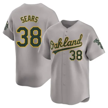 JP Sears Men's Oakland Athletics Limited Away Jersey - Gray