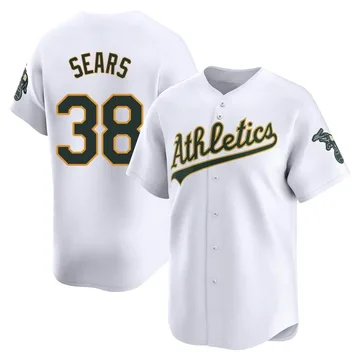 JP Sears Men's Oakland Athletics Limited Home Jersey - White