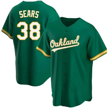 JP Sears Men's Oakland Athletics Replica Kelly Alternate Jersey - Green