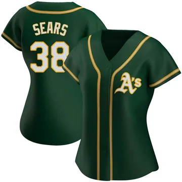 JP Sears Women's Oakland Athletics Authentic Alternate Jersey - Green