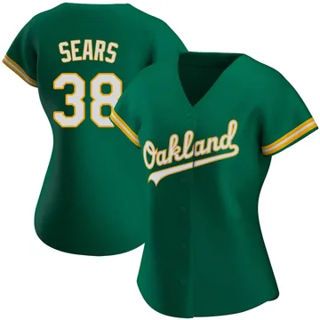 JP Sears Women's Oakland Athletics Authentic Kelly Alternate Jersey - Green