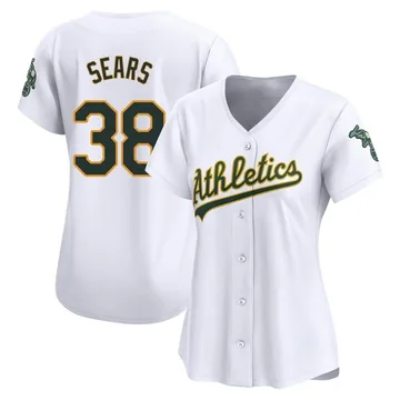 JP Sears Women's Oakland Athletics Limited Home Jersey - White