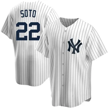 Juan Soto Youth New York Yankees Replica Home Jersey - White