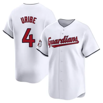 Juan Uribe Men's Cleveland Guardians Limited Home Jersey - White