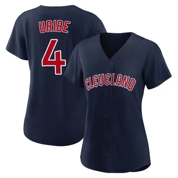 Juan Uribe Women's Cleveland Guardians Authentic Alternate Jersey - Navy