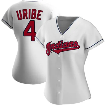 Juan Uribe Women's Cleveland Guardians Authentic Home Jersey - White