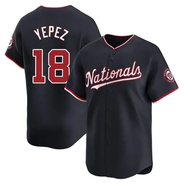 Juan Yepez Youth Washington Nationals Limited Alternate Jersey - Navy