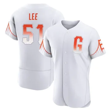 Jung Hoo Lee Men's San Francisco Giants Authentic 2021 City Connect Jersey - White