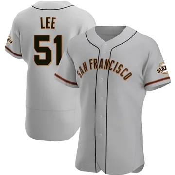 Jung Hoo Lee Men's San Francisco Giants Authentic Road Jersey - Gray