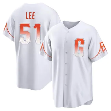 Jung Hoo Lee Men's San Francisco Giants Replica 2021 City Connect Jersey - White