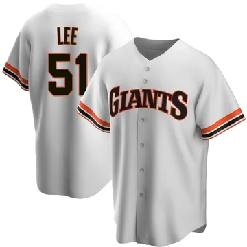 Jung Hoo Lee Men's San Francisco Giants Replica Home Cooperstown Collection Jersey - White